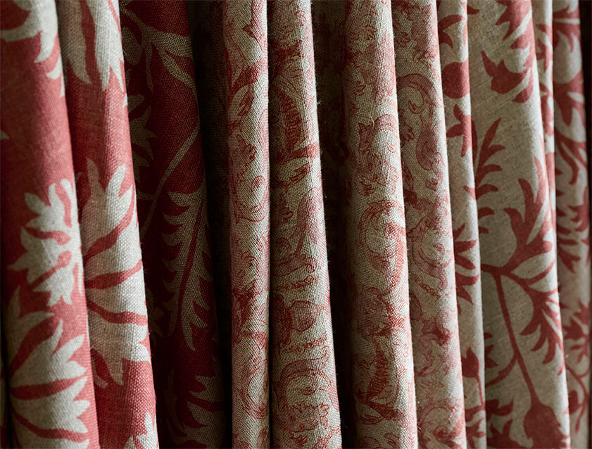Spill Resistant RHS fabric drapes